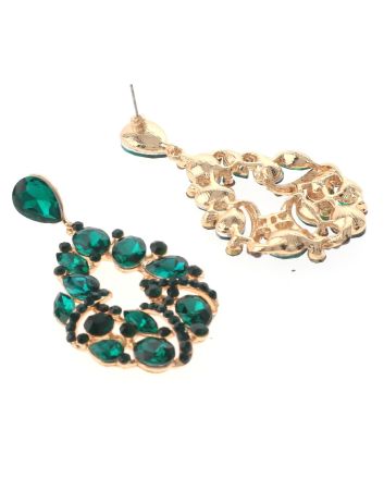 Crystal Rhinestone Drop Earrings