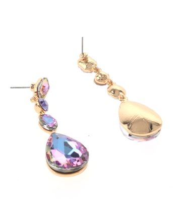 Crystal Rhinestone Drop Earrings