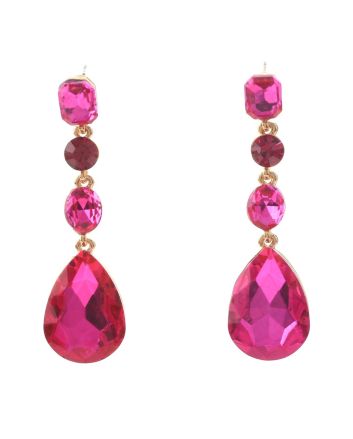 Crystal Rhinestone Drop Earrings
