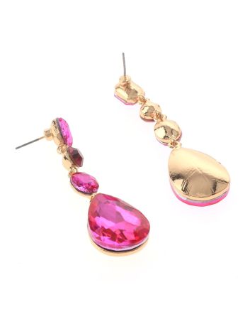 Crystal Rhinestone Drop Earrings