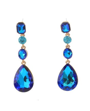 Crystal Rhinestone Drop Earrings