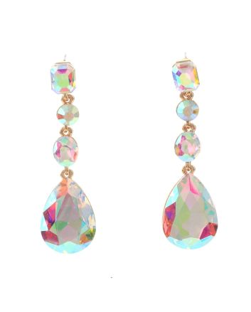 Crystal Rhinestone Drop Earrings