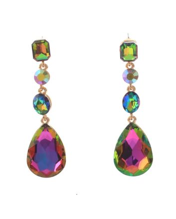 Crystal Rhinestone Drop Earrings
