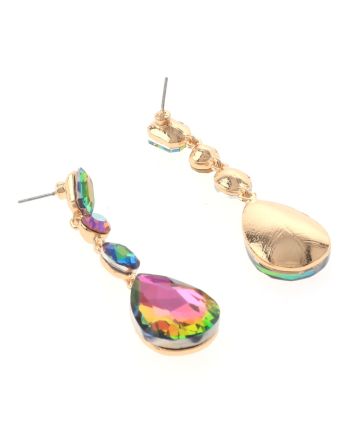 Crystal Rhinestone Drop Earrings