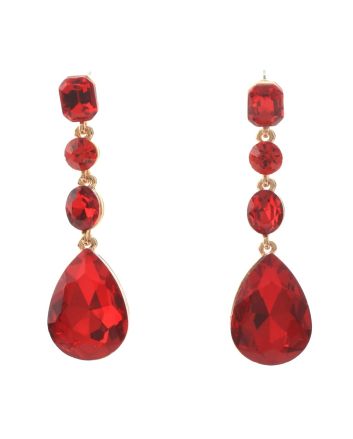 Crystal Rhinestone Drop Earrings