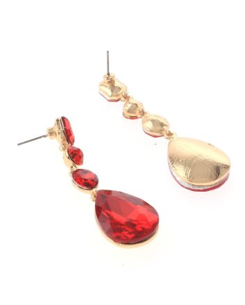 Crystal Rhinestone Drop Earrings