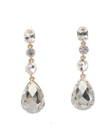 Crystal Rhinestone Drop Earrings