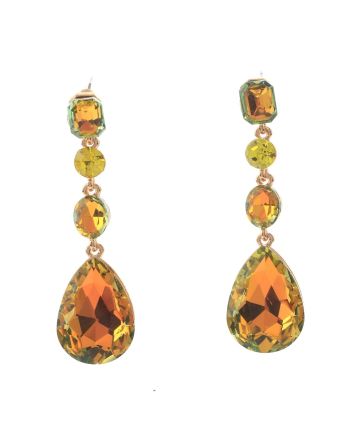 Crystal Rhinestone Drop Earrings