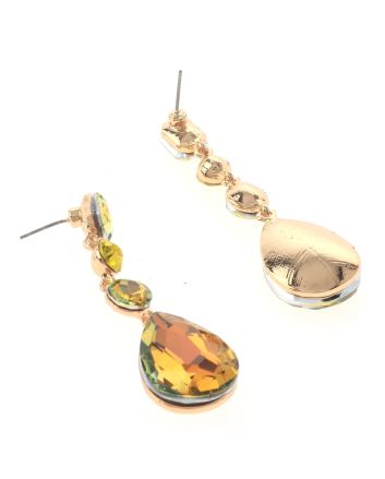 Crystal Rhinestone Drop Earrings