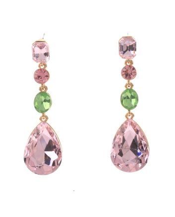 Crystal Rhinestone Drop Earrings