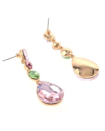 Crystal Rhinestone Drop Earrings