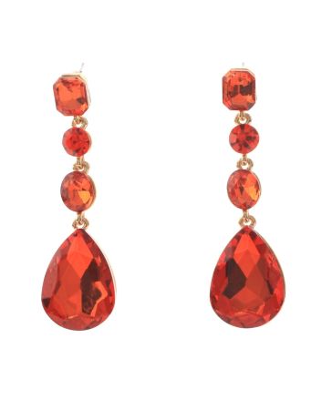 Crystal Rhinestone Drop Earrings