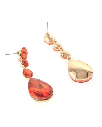 Crystal Rhinestone Drop Earrings