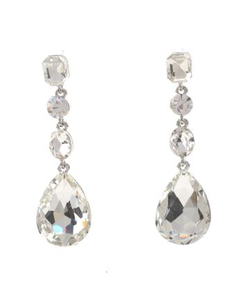 Crystal Rhinestone Drop Earrings