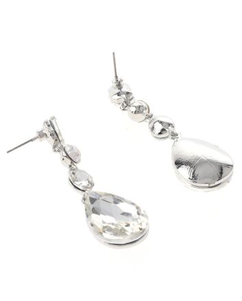 Crystal Rhinestone Drop Earrings