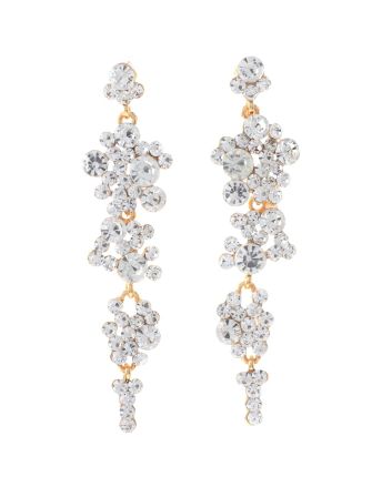 Crystal Rhinestone Post Earrings