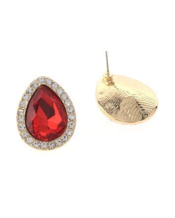 Crystal Drop Post Earrings