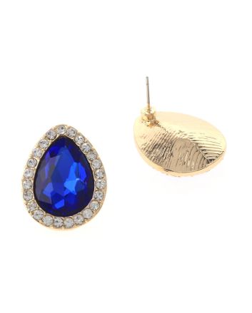 Crystal Drop Post Earrings