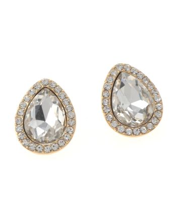 Crystal Drop Post Earrings