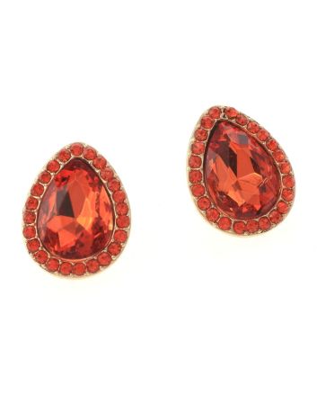 Crystal Drop Post Earrings