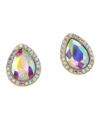 Crystal Drop Post Earrings