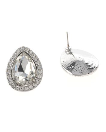 Crystal Drop Post Earrings