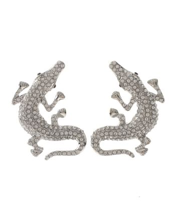 Crystal Alligator Post Earrings