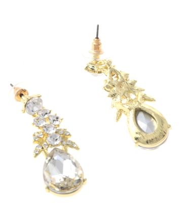 Rhinestone Post Earrings