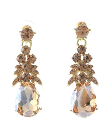 Rhinestone Post Earrings