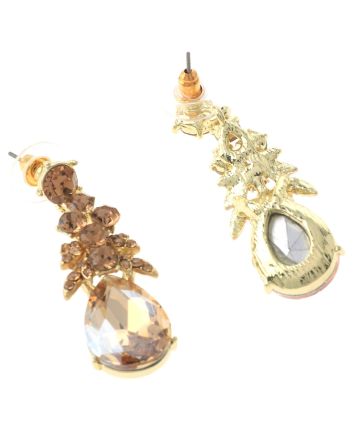 Rhinestone Post Earrings