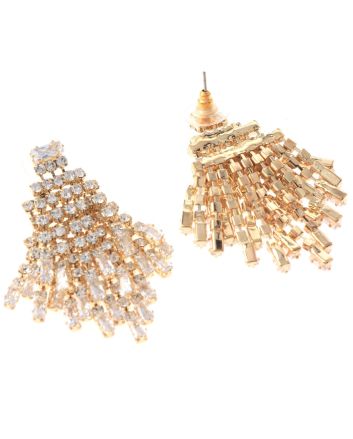 Rhinestone & CZ Post Earrings