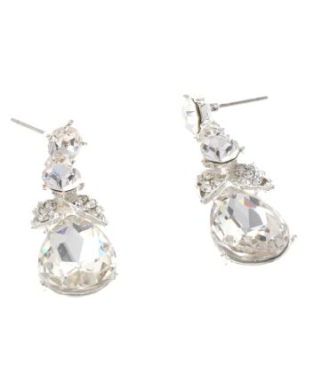 Rhinestone Post Earrings