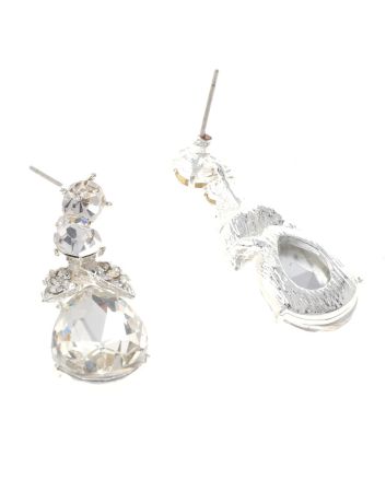 Rhinestone Post Earrings
