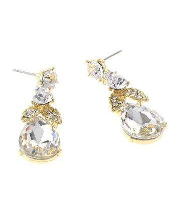Rhinestone Post Earrings