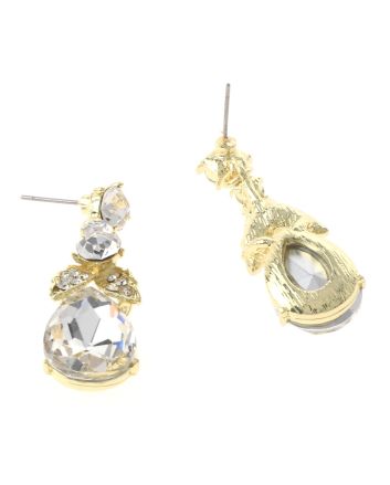 Rhinestone Post Earrings