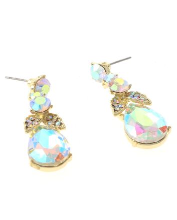 Rhinestone Post Earrings