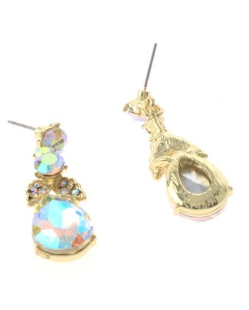 Rhinestone Post Earrings