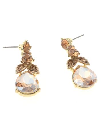 Rhinestone Post Earrings