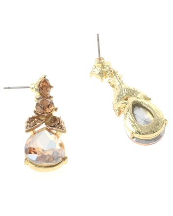 Rhinestone Post Earrings