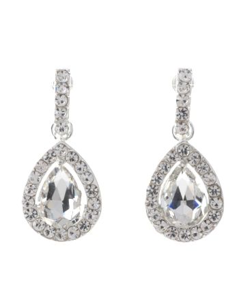 Rhinestone Post Earrings