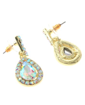 Rhinestone Post Earrings