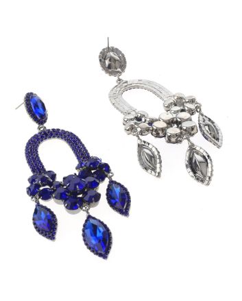 Large Rhinestone Chandelier Earrings