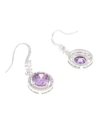 Fashion Cubic Zirconia Hook Earrings