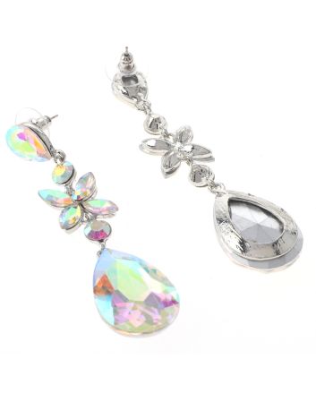 Crystal Rhinestone Post Earrings