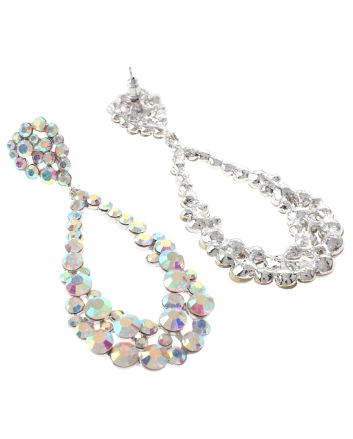 Crystal Rhinestone Post Earrings