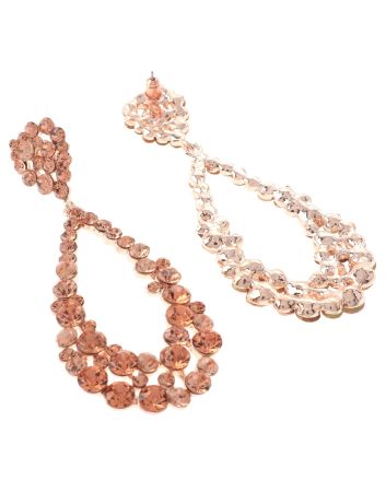 Crystal Rhinestone Post Earrings