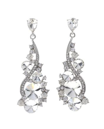 Crystal Rhinestone Post Earrings