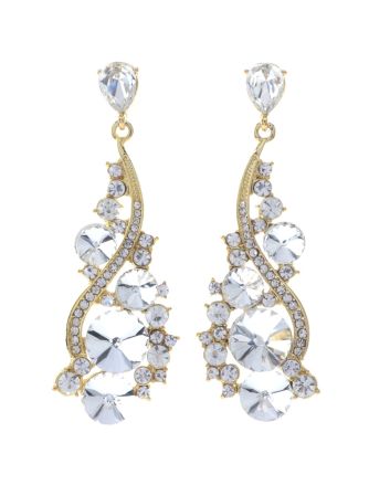 Crystal Rhinestone Post Earrings