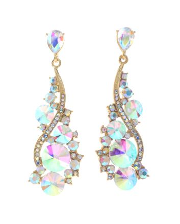 Crystal Rhinestone Post Earrings
