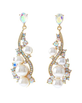 Crystal Rhinestone Post Earrings